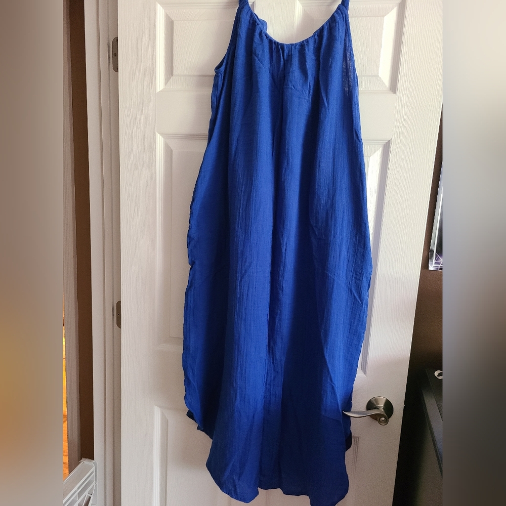 Old Navy Blue Midi Dress